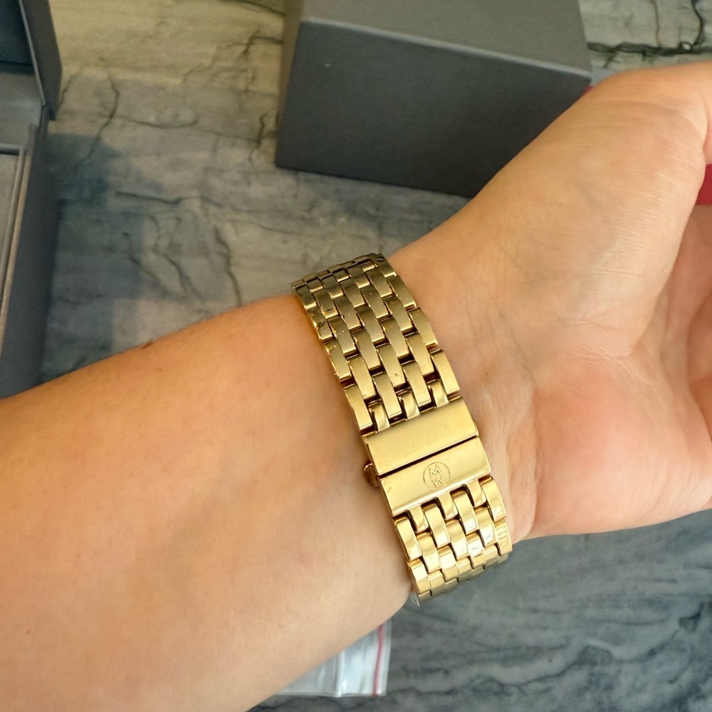 Michele 18K Yellow Gold with Diamonds Art Deco - Picture 5 of 12